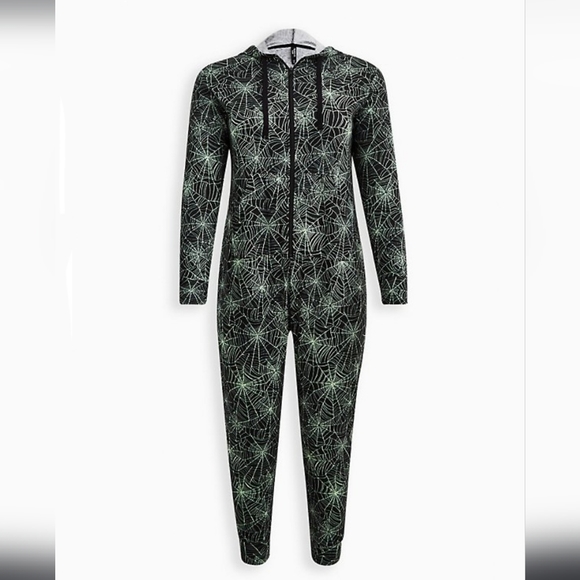 🖤Fleece Hooded Onsie - Picture 5 of 7